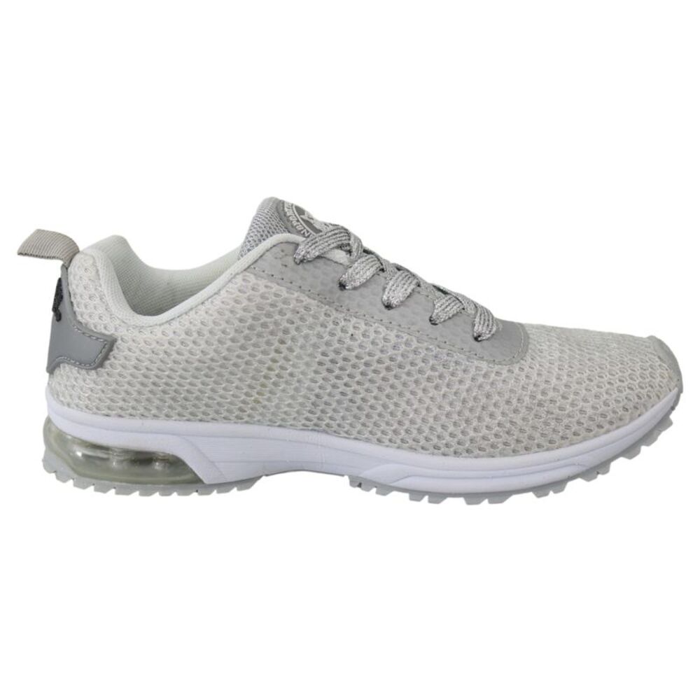 Plein Sport Silver Polyester Gretel Sneakers Women's Shoes
